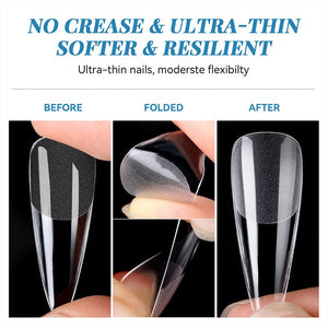 550pcs Full Cover Soft Gel Tips Nail Tips KOSKOE