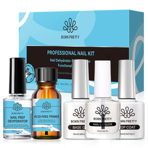 5 Bottles Functional Gel Nail Kit