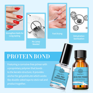 5 Bottles Functional Gel Nail Kit