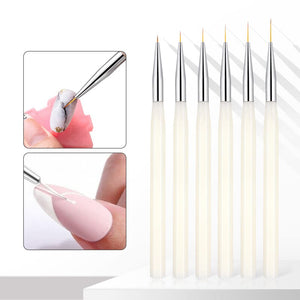 Liner Nail Brush 5/7/9/11/13/15mm Tools & Accessories No Brand