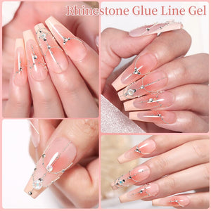 Rhinestone Glue Line Gel 5ml Gel Nail Polish LILYCUTE