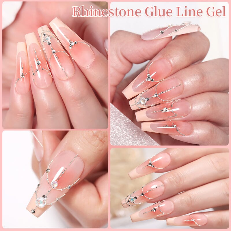 Rhinestone Glue Line Gel 5ml Gel Nail Polish LILYCUTE