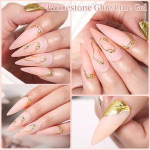 Rhinestone Glue Line Gel 5ml Gel Nail Polish LILYCUTE