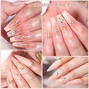 Rhinestone Glue Line Gel 5ml Gel Nail Polish LILYCUTE