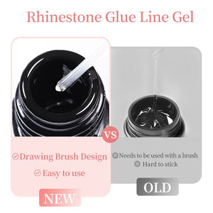 Rhinestone Glue Line Gel 5ml Gel Nail Polish LILYCUTE