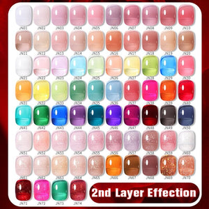 10ml Jelly Nude Gel JN48 Gel Nail Polish BORN PRETTY