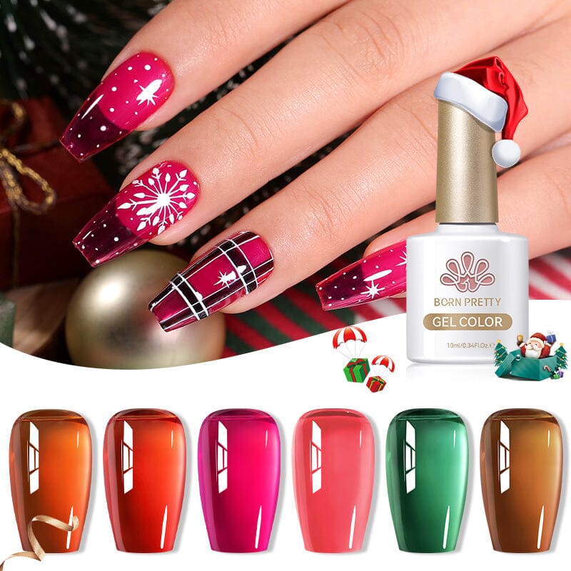 Christmas Color Nail Gel Series 10ml Gel Nail Polish BORN PRETTY