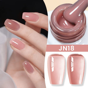 Jelly Nude Gel Polish 10ml (JN01-JN50) Gel Nail Polish BORN PRETTY JN18