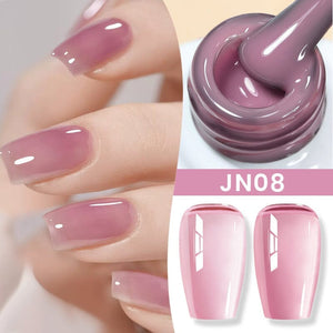 Jelly Nude Gel Polish 10ml (JN01-JN50) Gel Nail Polish BORN PRETTY JN08