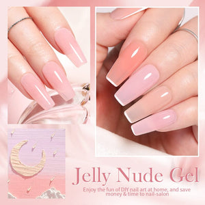 Nude Colors Jelly Gel Polish 10ml Gel Nail Polish BORN PRETTY