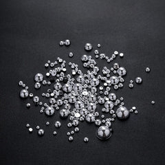 200pcs Half Round Flat Bottom Pearls Nail Art No Brand