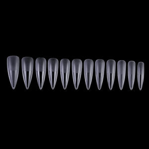 120pcs Water Drop Matte False Nail Tips Nail Tips No Brand
