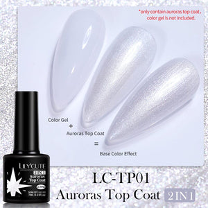 Auroras Top Coat LC-TP01 7ml Base & Top Coat LILYCUTE