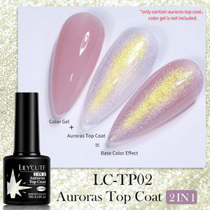 Auroras Top Coat LC-TP02 7ml Base & Top Coat LILYCUTE