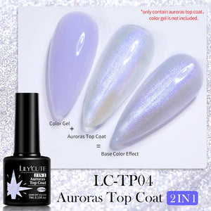 Auroras Top Coat LC-TP04 7ml Base & Top Coat LILYCUTE