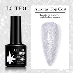 Auroras Top Coat LC-TP01 7ml Base & Top Coat LILYCUTE