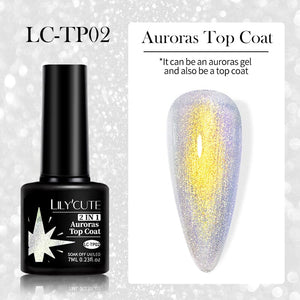 Auroras Top Coat LC-TP02 7ml Base & Top Coat LILYCUTE