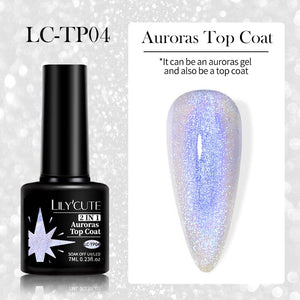 Auroras Top Coat LC-TP04 7ml Base & Top Coat LILYCUTE