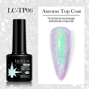 Auroras Top Coat LC-TP06 7ml Base & Top Coat LILYCUTE