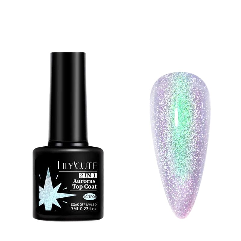 Auroras Top Coat LC-TP06 7ml Base & Top Coat LILYCUTE