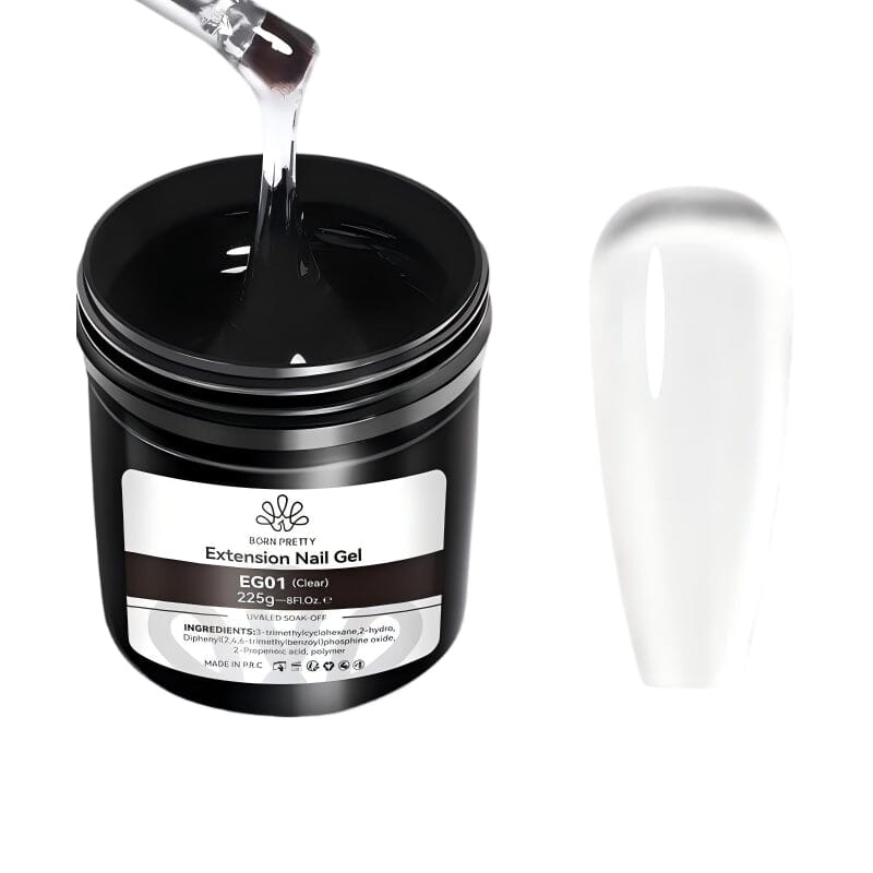 Clear Extension Nail Gel EG01 225g Gel Nail Polish BORN PRETTY