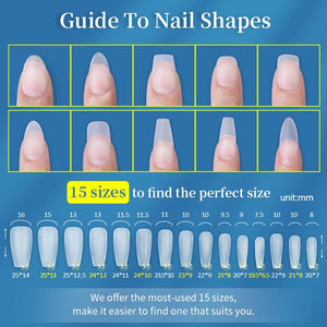 120pcs Full Cover Matte Soft Gel Tips False Nails Nail Tips KOSKOE