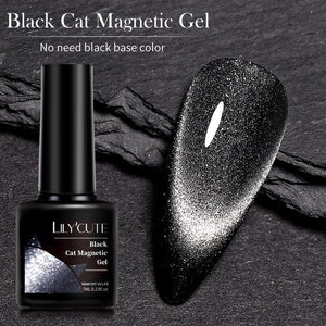 Black Cat Magnetic Gel Polish 7ml Gel Nail Polish LILYCUTE
