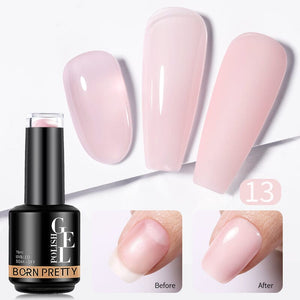 BORN PRETTY Rubber Base Gel 15ml Gel Nail Polish BORN PRETTY RB13