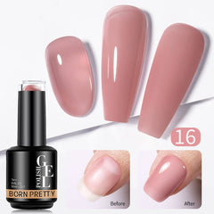 BORN PRETTY Rubber Base Gel 15ml Gel Nail Polish BORN PRETTY RB16