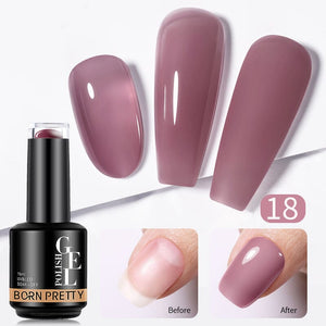 BORN PRETTY Rubber Base Gel 15ml Gel Nail Polish BORN PRETTY