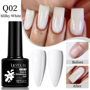 3 In 1 Quick Extension Nail Gel 7ml Extension Nail Gel LILYCUTE LC-Q02