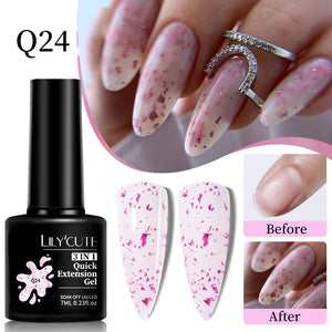 3 In 1 Quick Extension Nail Gel 7ml Extension Nail Gel LILYCUTE LC-Q24