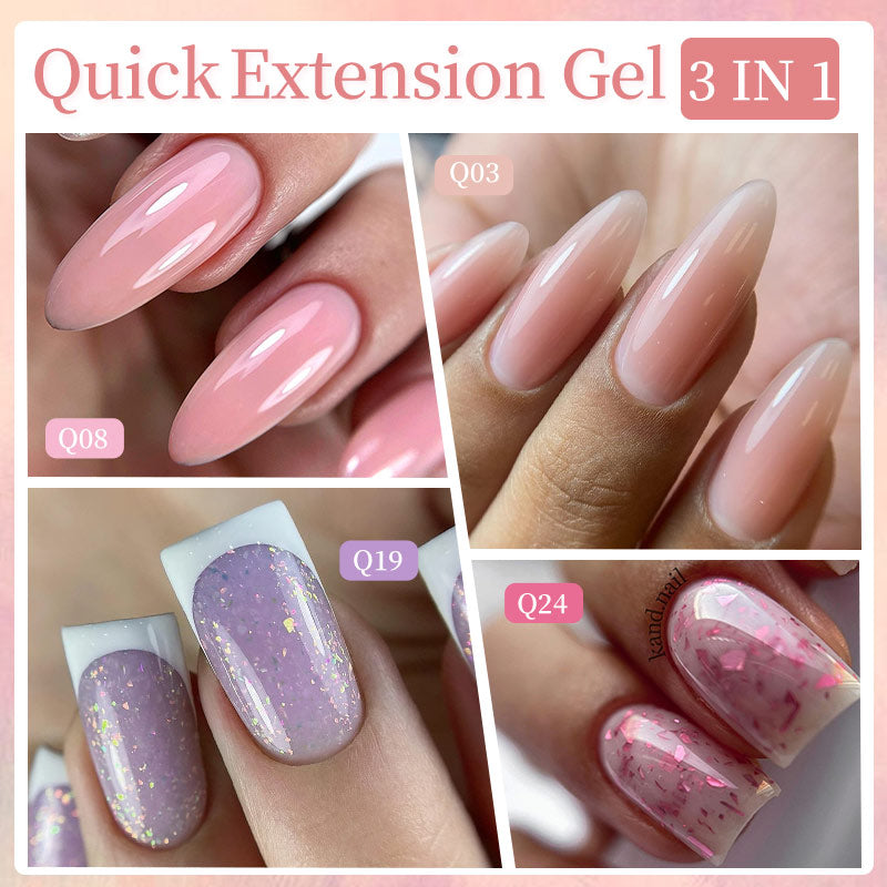 3 In 1 Quick Extension Nail Gel 7ml