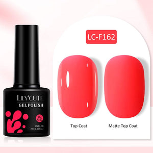 Color Gel Polish 7ml Gel Nail Polish LILYCUTE LC-F162