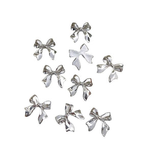 10pcs Bowknot Alloy Nail Decoration #05 Clearance No Brand