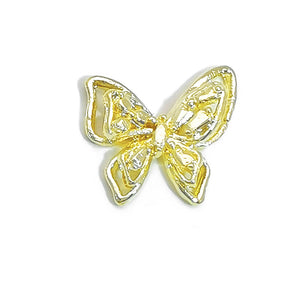 Butterfly Opal Rhinestones Pearl Alloy Nail Decoration #03