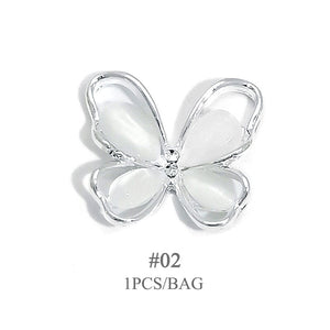 Butterfly Opal Alloy Nail Decoration 02 Nail Art BORN PRETTY