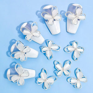 Butterfly Opal Alloy Nail Decoration 02 Nail Art BORN PRETTY