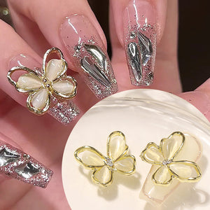 Butterfly Alloy Rhinestones Nail Decoration #01
