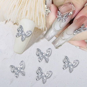 Butterfly Opal Alloy Nail Decoration 04 Nail Art BORN PRETTY