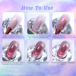 Glass Cat Magnetic Gel 7ml Clearance UR SUGAR