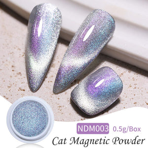 Auroras Cat Magnetic Powder NDM003 Nail Art NICOLE DIARY