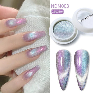 Auroras Cat Magnetic Powder NDM003 Nail Art NICOLE DIARY
