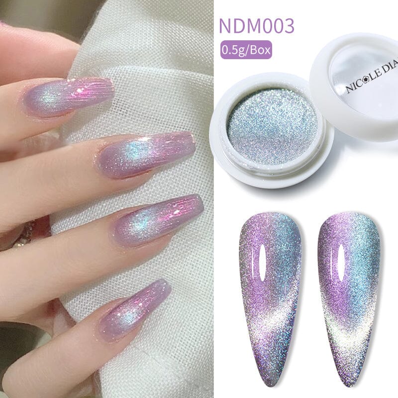 Auroras Cat Magnetic Powder NDM003 Nail Art NICOLE DIARY