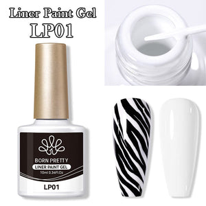 Liner Paint Gel 10ml Gel Nail Polish BORN PRETTY LP01