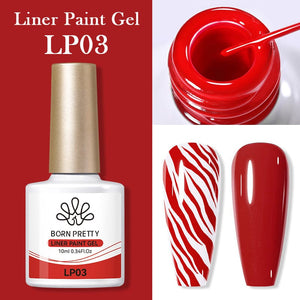 Liner Paint Gel 10ml Gel Nail Polish BORN PRETTY