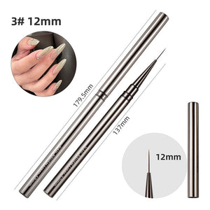 Drawing Liner Brush Metal Handle Cover Tools & Accessories No Brand 03