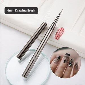 Drawing Liner Brush Metal Handle Cover Tools & Accessories No Brand