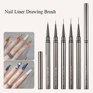 Drawing Liner Brush Metal Handle Cover Tools & Accessories No Brand