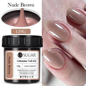 Extension Nail Gel 150g Extension Nail Gel UR SUGAR Nude Brown